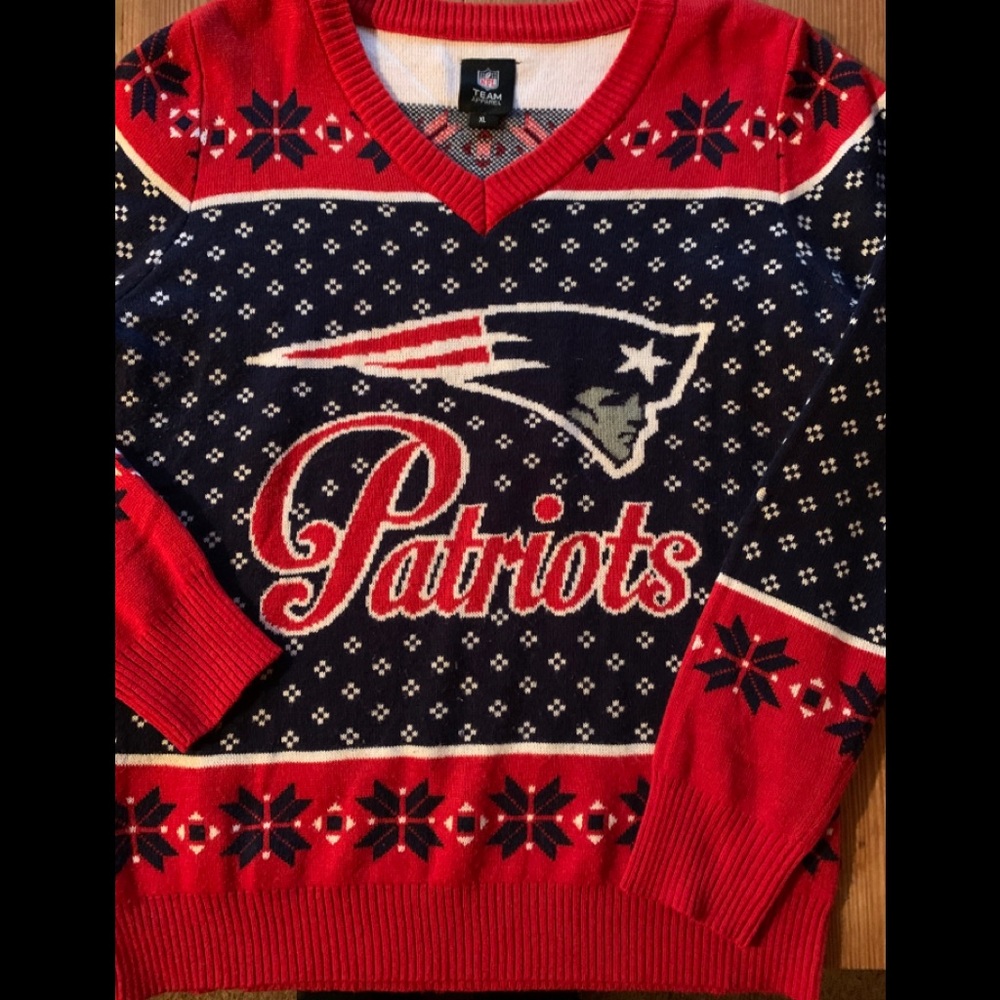 NFL Patriots Christmas Sweater